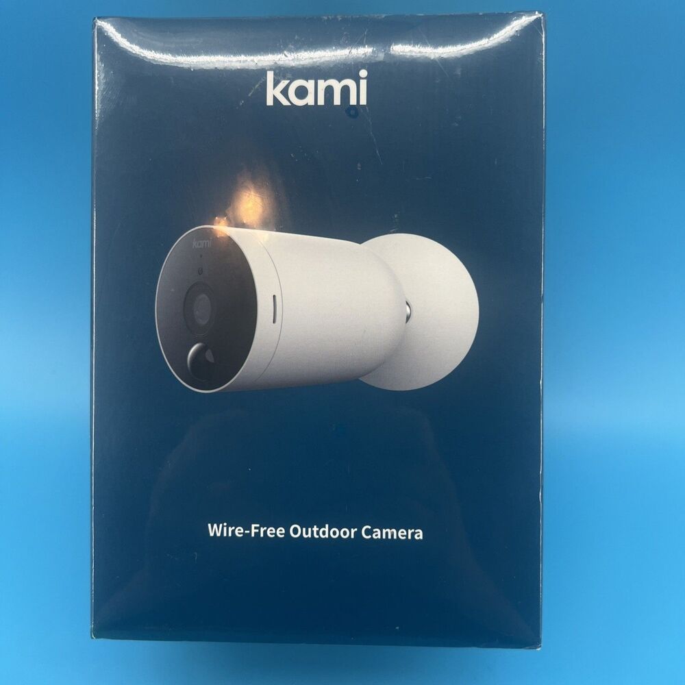 KAMI WIRE-FREE OUTDOOR CAMERA 1080p BRAND NEW SEALED ITEM.!